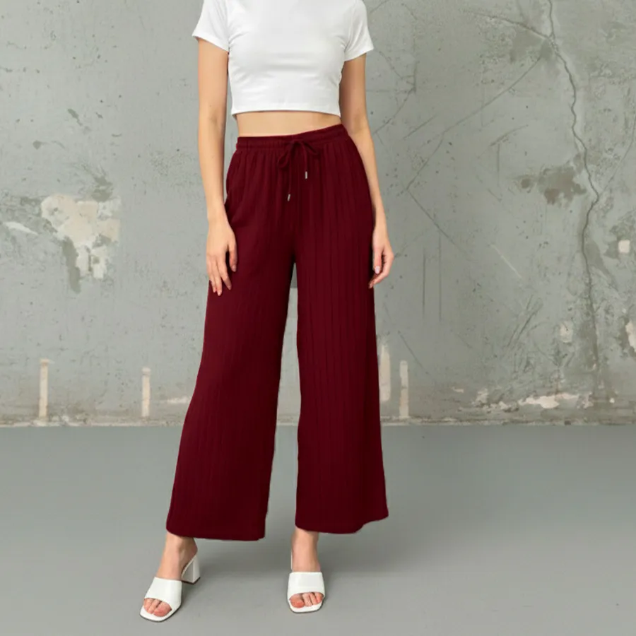AD2603 pantalon de mujer corte ancho 9296